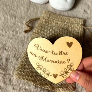 Magnet Annonce Parrain / Marraine / Papy / Mamie ...